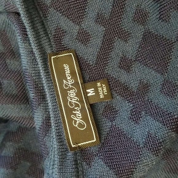 Saks Fifth Avenue Wool Blend Sweater Medium - Picture 3 of 5